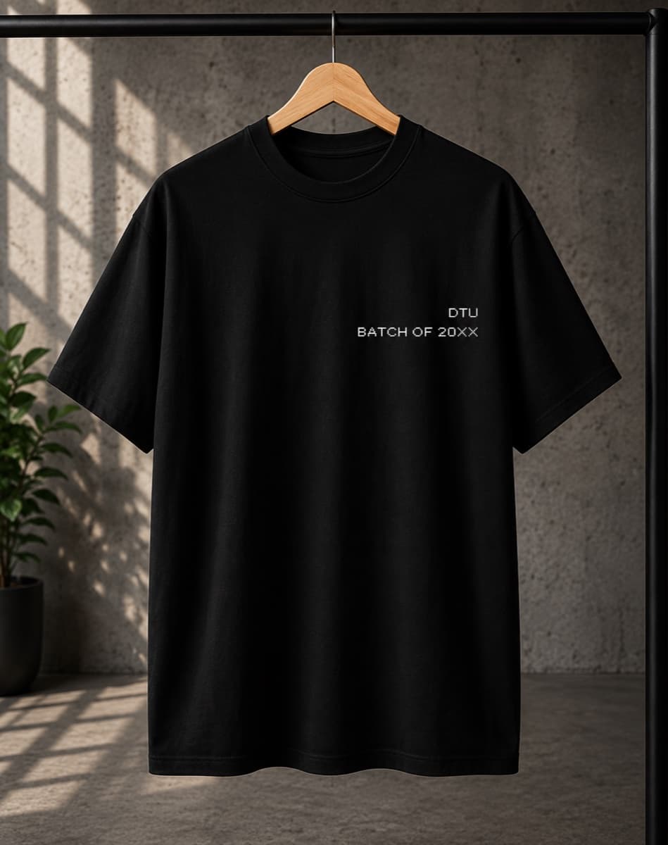 Collegiate Athletic Tee — Black, front