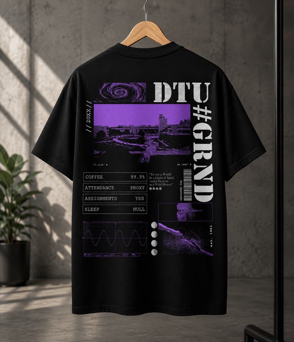 Flagship Streetwear Black Tee Back
